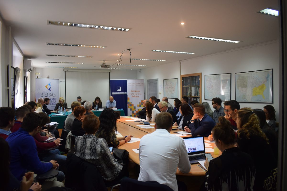 “Belgrade, Pristina and the West – Accelerating History?” panel with the guest speaker Edward Joseph, Senior Fellow at Johns Hopkins University
