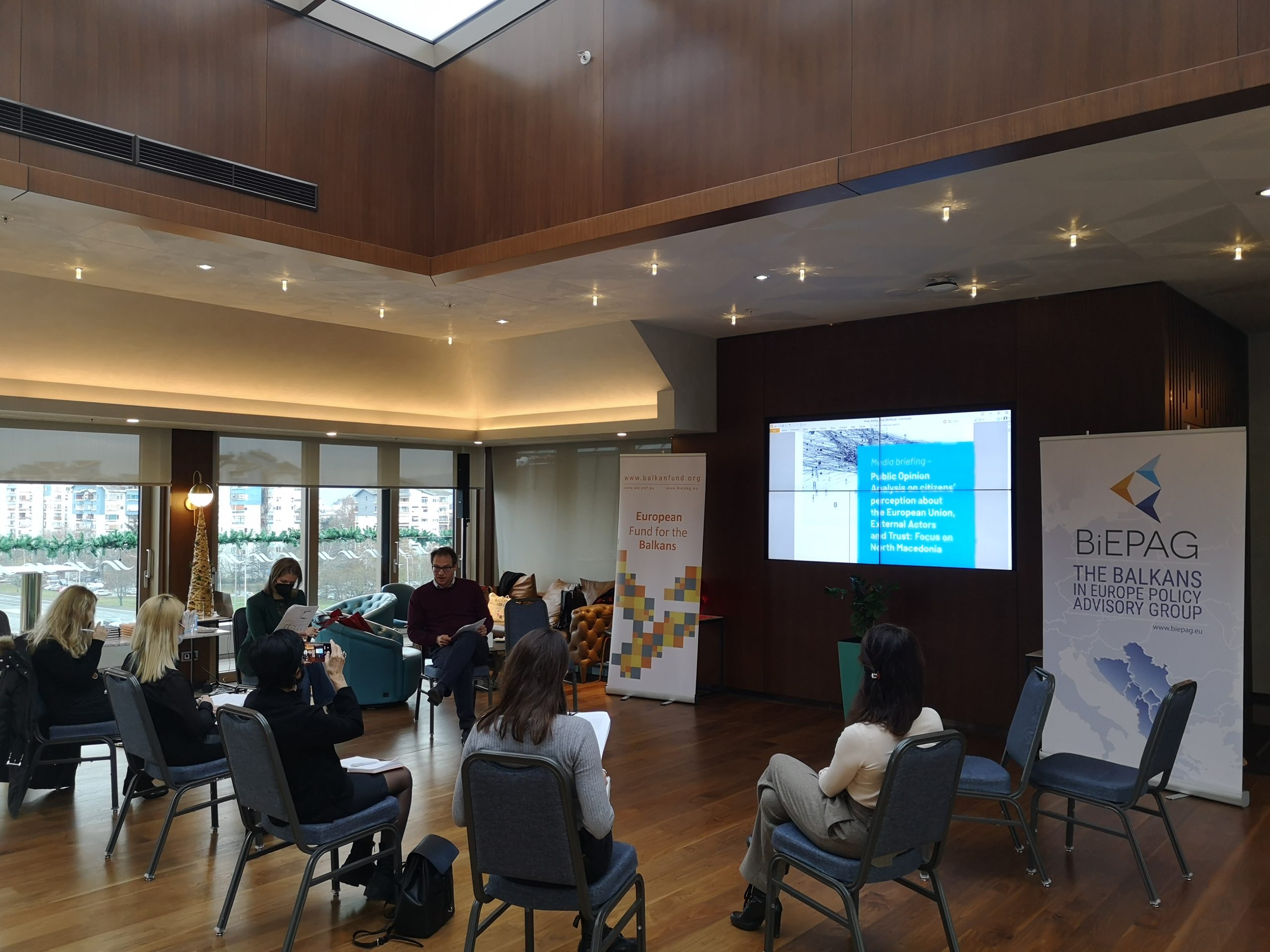 Media Briefing on the public opinion analysis on citizens’ perception about the European Union, External Actors and Trust: Focus on North Macedonia