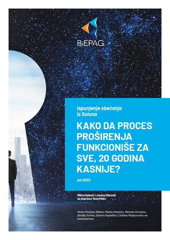 Ispunjenje obećanja iz Soluna: Kako da proces proširenja funkcioniše za sve, 20 godina kasnije.